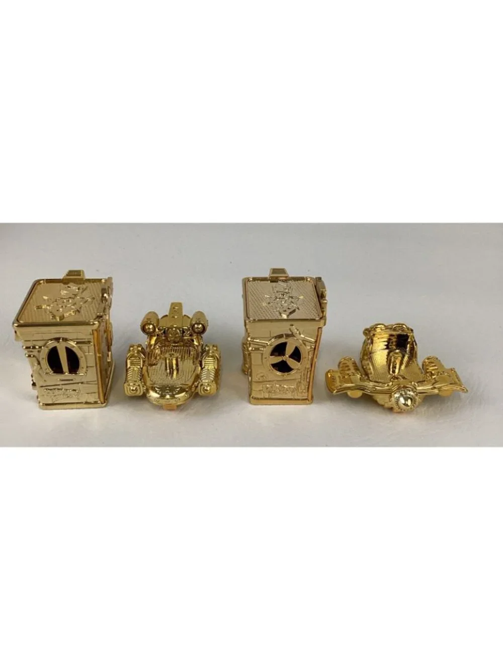 Super Things Series 1 Gold Collector Tin Rivals Of Kaboom Mini Figures Hideouts
